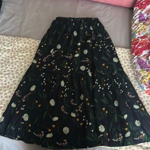 Floral Midi Skirt